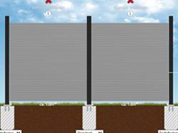 Zaunplaner enth�lt Elemente mit variabler Breite