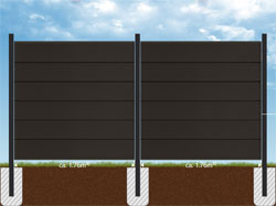 Zaunplaner enth�lt Elemente mit variabler Breite