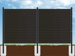 Zaunplaner enth�lt Elemente mit variabler Breite