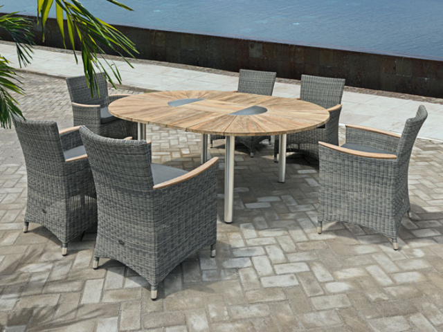 Zebra Gartenmbel-Set Catax-Status