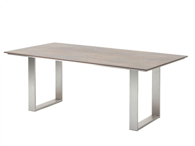Niehoff Noah Tisch, Profilkufe, HPL Tischplatte, 200cm