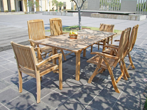 Zebra Gartenmbel-Set Bueno-Brasilia