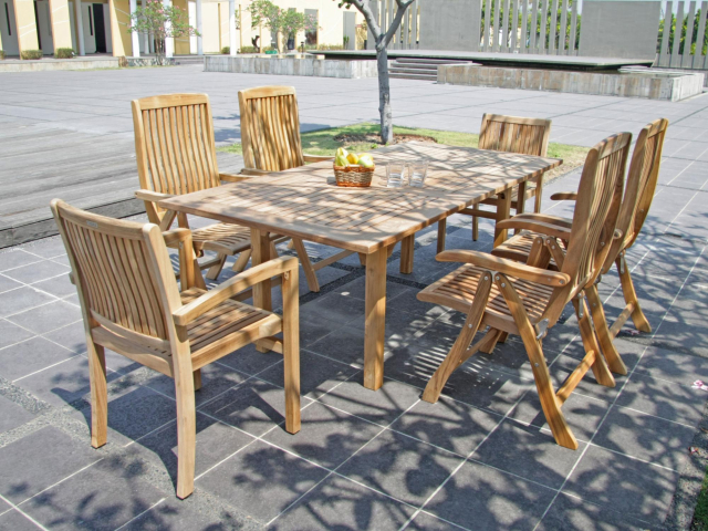 Zebra Gartenmbel-Set Bueno-Brasilia