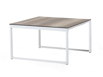 Brafab Talance Kaffeetisch 80x80cm, wei-beige