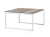 Brafab Talance Kaffeetisch 80x80cm, wei-beige