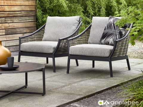 Apple Bee Milou Loungesessel schwarz