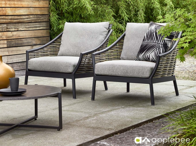 Apple Bee Milou Loungesessel schwarz