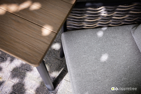 Apple Bee Milou Tisch Teak Antique schwarz 240cm