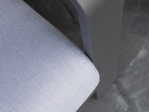 Apple Bee Delgado Sofa 228x80x64cm Aluminium anthrazit