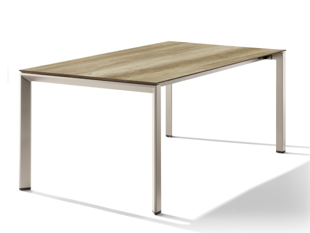 Sieger Tisch verlngerbar 180-290x100cm Champagner-Eiche hell