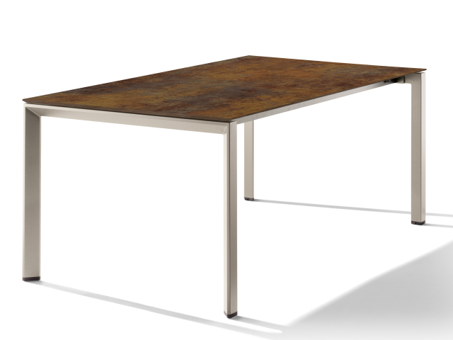 Sieger Tisch verlngerbar 180-290x100cm Champagner-Bronze