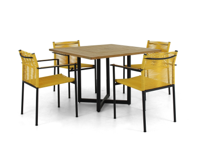 Apple Bee Jakarta Dining-Set lemon