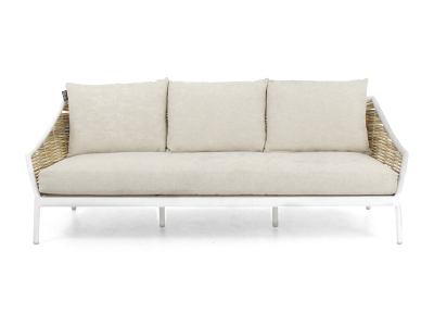 Apple Bee Milou 3-Sitzer Sofa wei 203cm