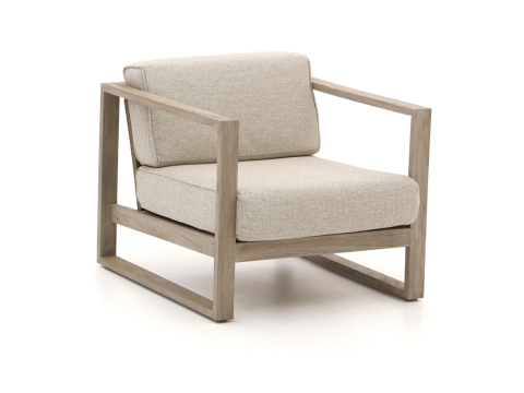 Apple Bee Antigua Lounge Sessel Teak coastal mit Kissen