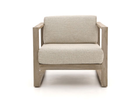 Apple Bee Antigua Lounge Sessel Teak coastal mit Kissen