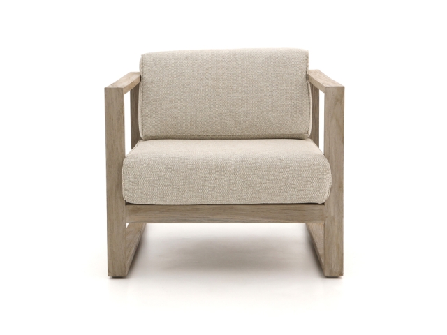 Apple Bee Antigua Lounge Sessel Teak coastal mit Kissen