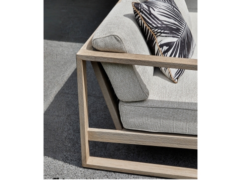 Apple Bee Antigua Lounge-Set Teakholz coastal ca. 274x293cm