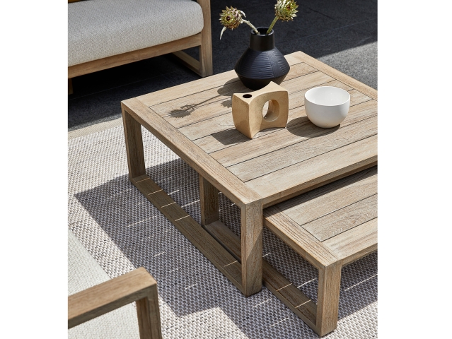 Apple Bee Antigua Lounge-Set Teakholz coastal ca. 274x293cm