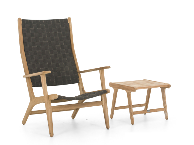 Apple Bee Luc-Juul Lounge Set hoch aus Teakholz