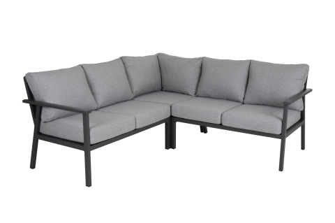 Brafab Samvaro Lounge-Abschlussmodul-Set anthrazit/pearl grey