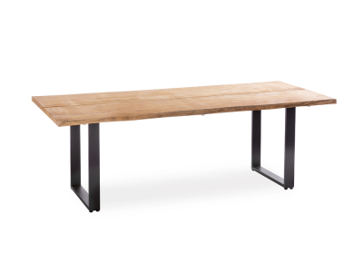 Niehoff Solid Baumkantentisch, Profilkufe Aluminium, 280cm