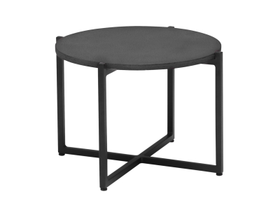 Apple Bee Soul Loungetisch 54cm, Gestell schwarz, Tischplatte lava