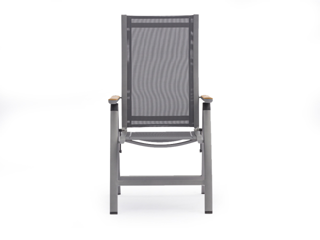 Zebra Fly Klappsessel elegance grey, Armlehnen Teak