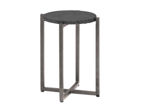 Loungetisch Gestell Taupe, Tischplatte lava