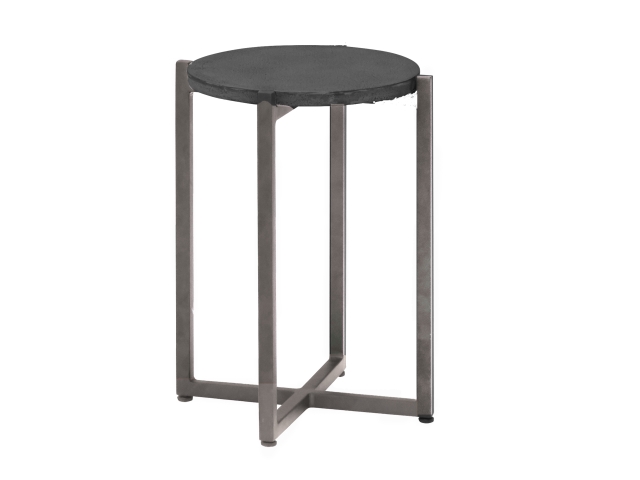 Apple Bee Soul Loungetisch 34cm, Gestell Taupe, Tischplatte lava