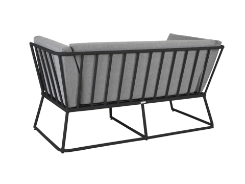 Brafab Vence 2-Sitzer, schwarz-grau 167cm