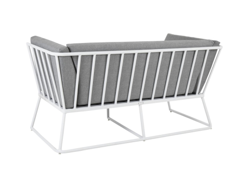 Brafab Vence 2-Sitzer, wei-grau 167cm