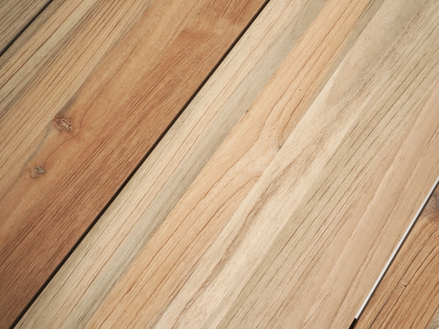 Zebra Derex Tischplatte 100x180cm aus recyceltem Teakholz