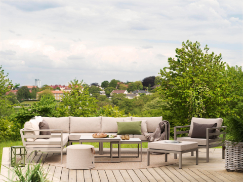 Brafab Weldon-Talance-Kotte Loungeset, khaki