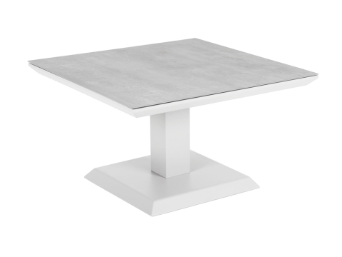 Brafab Heis Loungetisch wei, 79x79cm