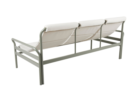 Brafab Sling 3-Sitzer Sofa Nordic green - Vanilla white 196x91x82cm