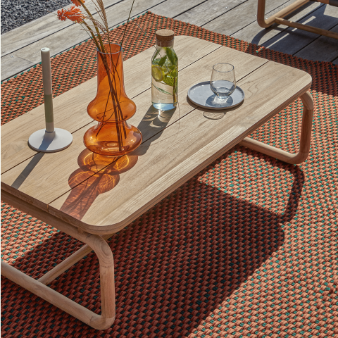 Apple Bee Dolce Kaffeetisch Teak 120x65cm