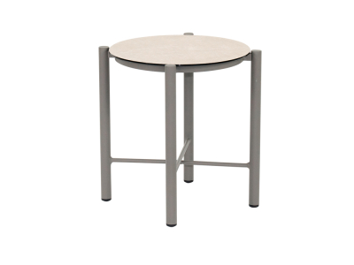 Apple Bee Bora Bora Beistelltisch 46x46cm Aluminium taupe