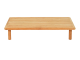 Apple Bee Sling Loungetisch aus Teakholz 120x85x23cm