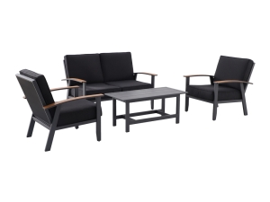 Creador Berlin Dining-Lounge inkl. Polster anthraz