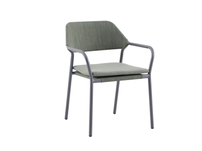 MWH Anderno Stapelstuhl Gr&uuml;n