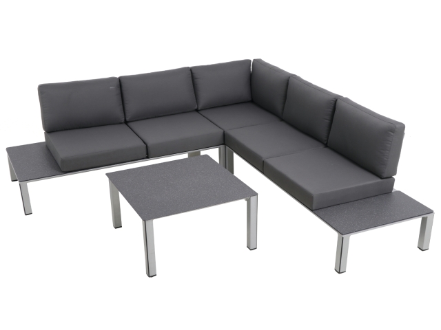 MWH Elements Lounge-Set Silber inkl. Polster