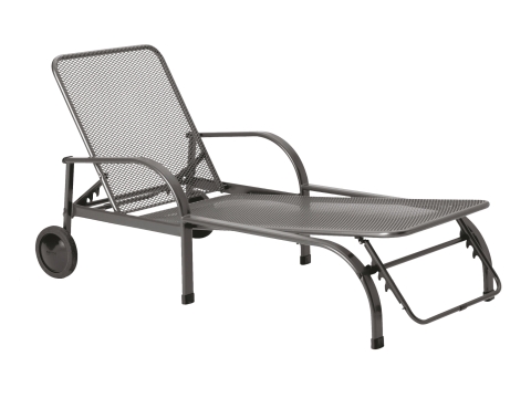 MWH Chalet Rollliege Iron Grey, verstellbar