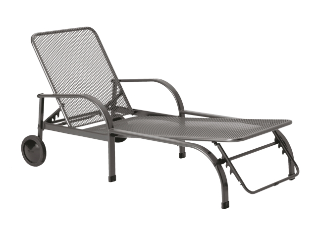 MWH Chalet Rollliege Iron Grey, verstellbar