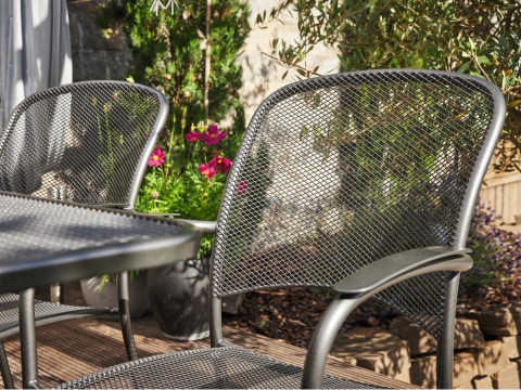 MWH Carlo Stapelsessel Iron Grey