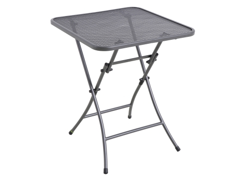 MWH Cafe Latte Tisch Iron Grey 60x60cm, klappbar