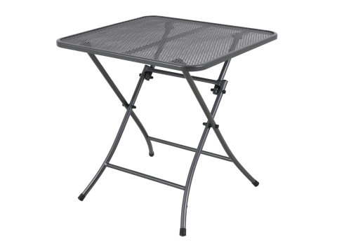 MWH Cafe Latte Tisch Iron Grey 70x70cm, klappbar
