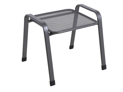 MWH Savoy Hocker Iron Grey, stapelbar