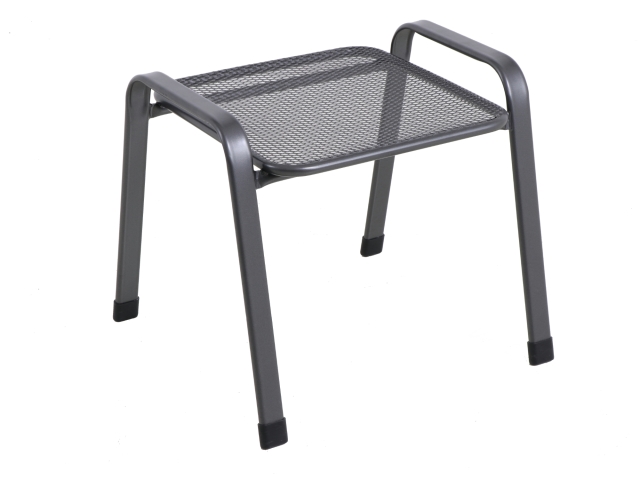 MWH Savoy Hocker Iron Grey, stapelbar