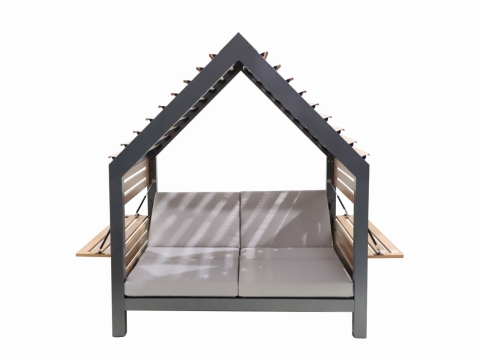 MWH Royal Daybed Deluxe 215x201cm inkl. Polster, Kopf- und Fu&szlig;teile verstellbar