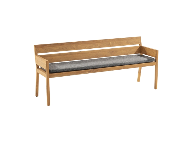 Niehoff Ann Polsterauflage grau 152x58cm f&uuml;r Armlehnbank 160cm